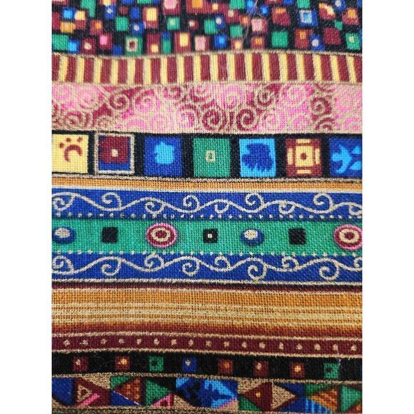 2 bags shoulder bag lightweight boho ethnic plaid checkered travel bundle purse - Picture 2 of 6